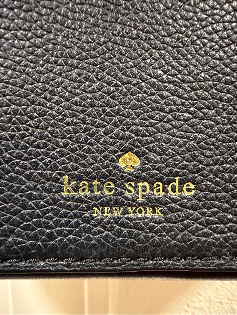 kate spade Black Leather Crossbody Bag with Gold Hardware - Picture 3 of 3